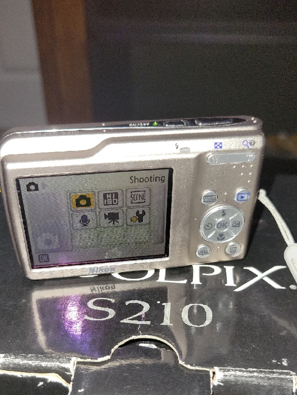 Nikon COOLPIX S210 Compact Digital Camera - Silver